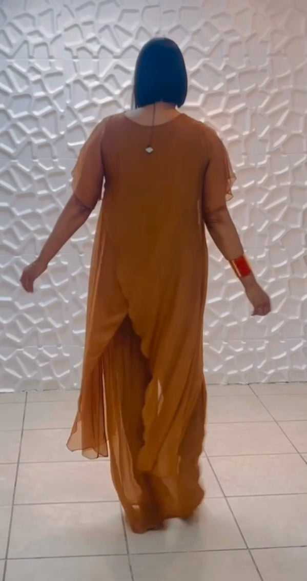 Palazzo silk set