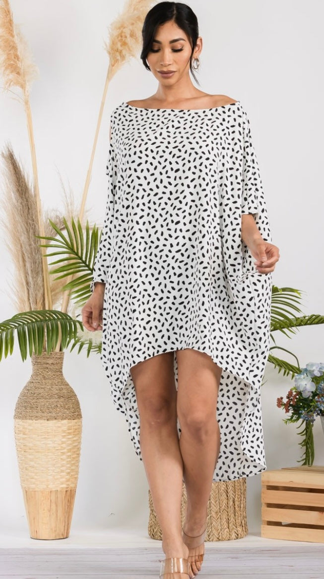 Cold Shoulder Cover Up Dress