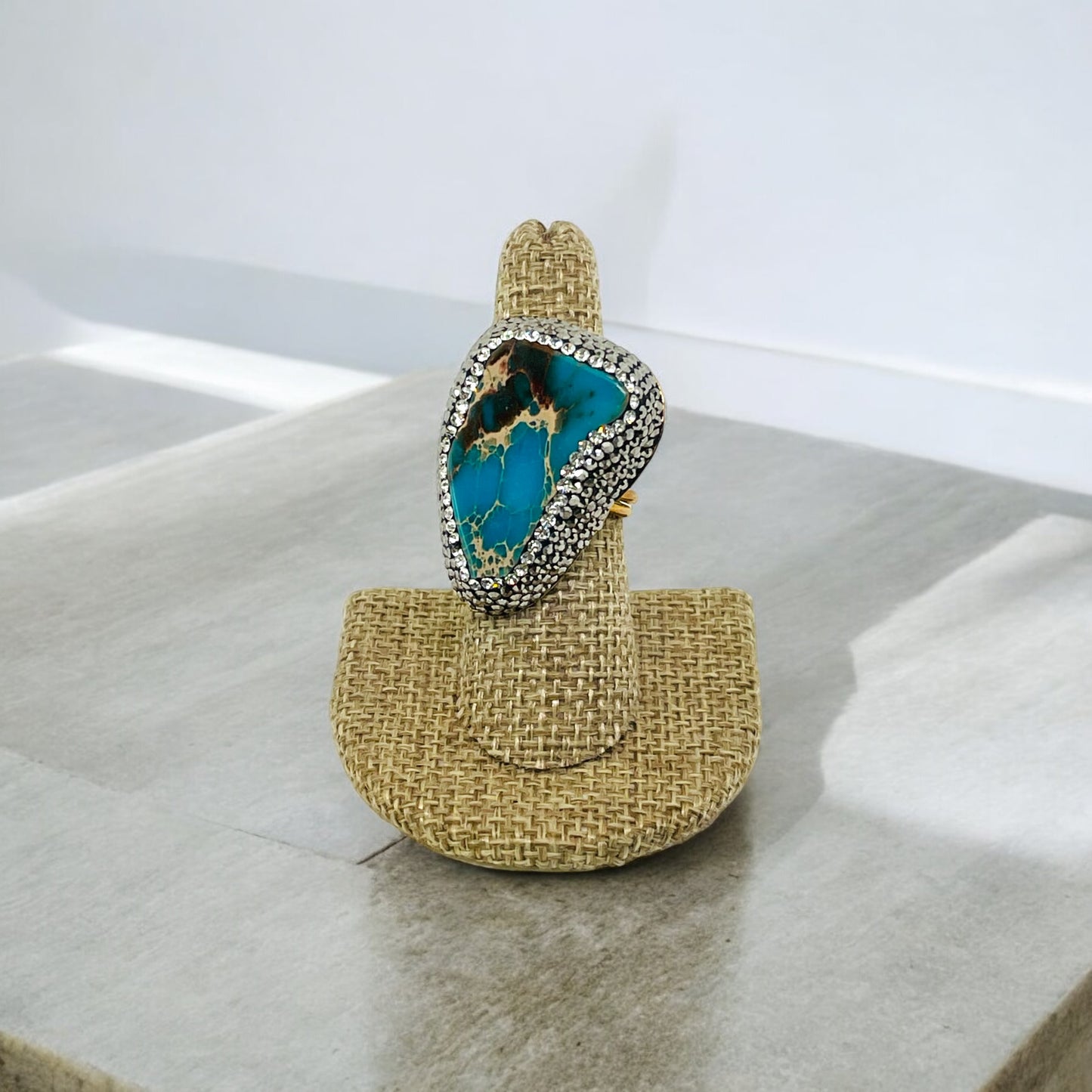 Turkish Adjustable Marble Ring