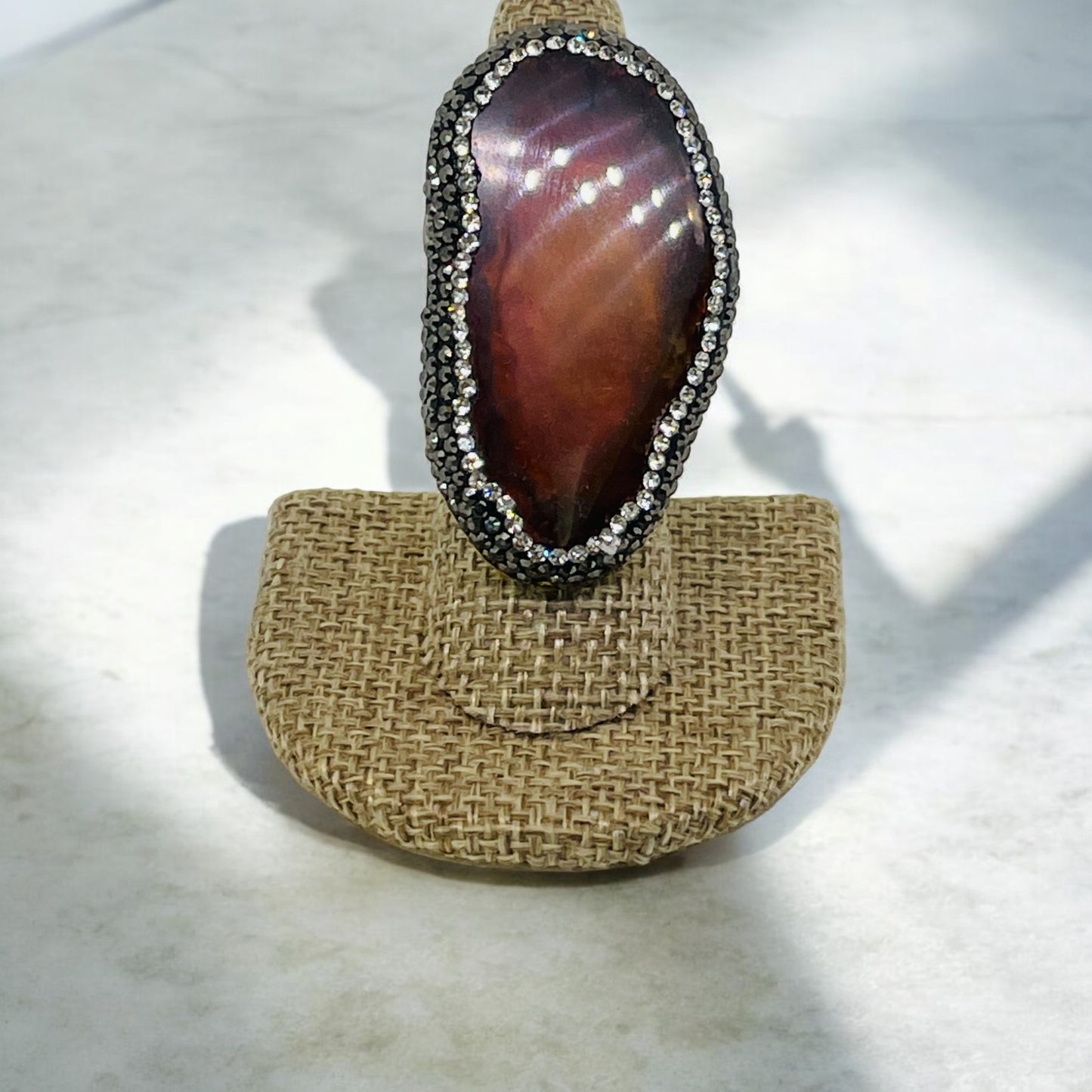 Turkish Adjustable Marble Ring