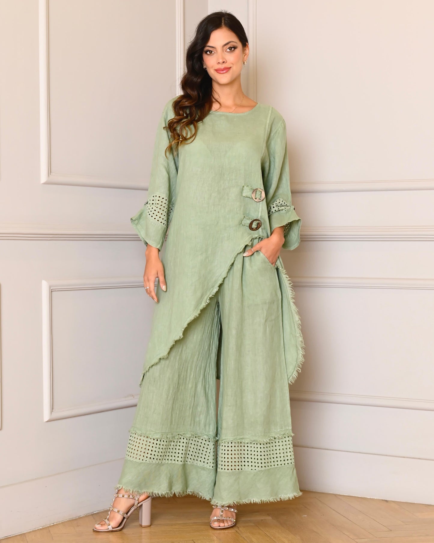 Linen Tunic Set